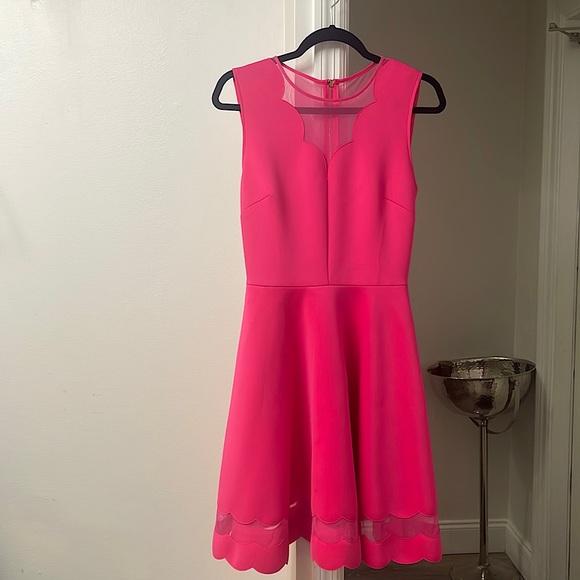 Ted Baker London Dresses & Skirts - A bright pink sleeveless Ted baker dress in size (a 4 in US women)